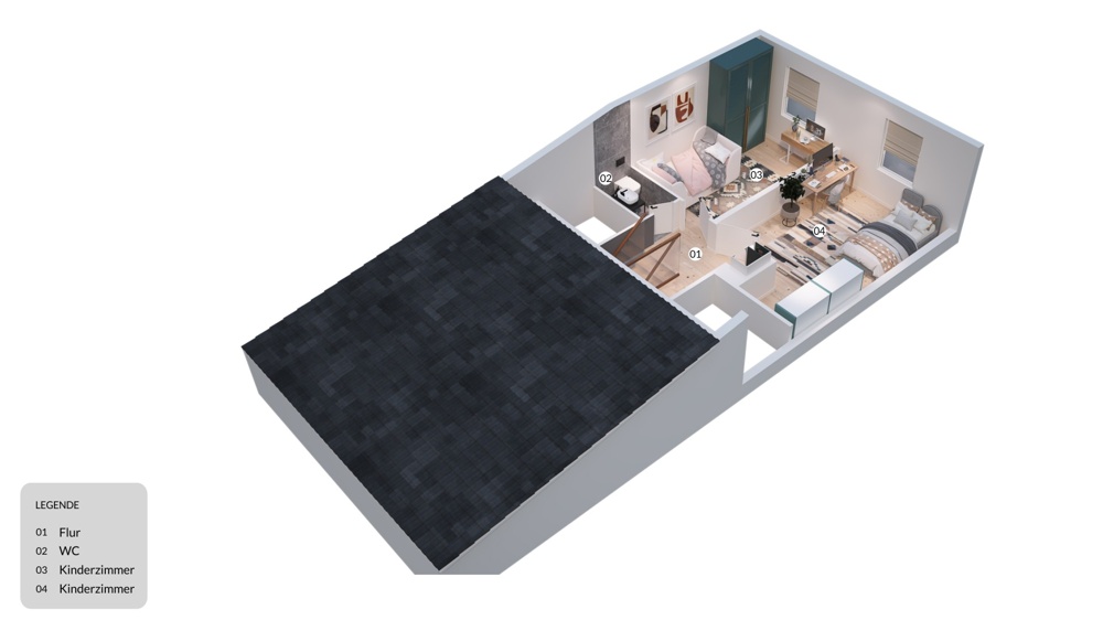 3D Dachgeschoss