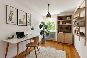 Visualisierung Arbeitszimmer