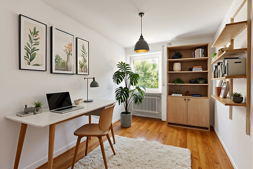 Visualisierung Arbeitszimmer