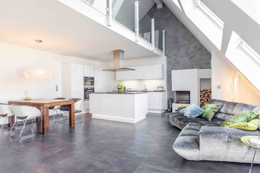 Wohn- und Küchenbereich