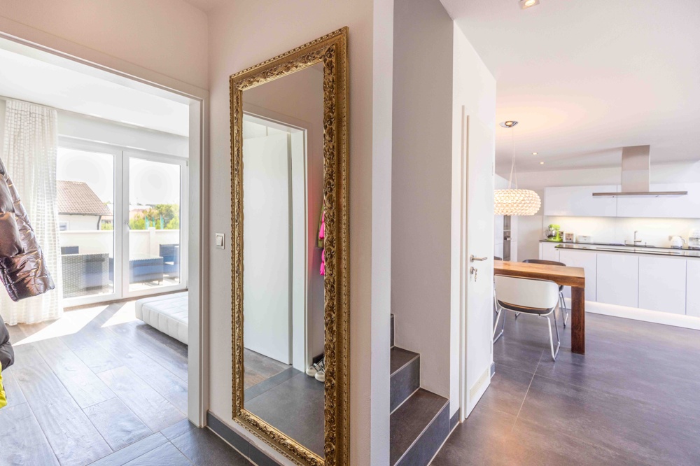 Zugang zum Schlafzimmer