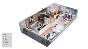 3D Grundriss OG