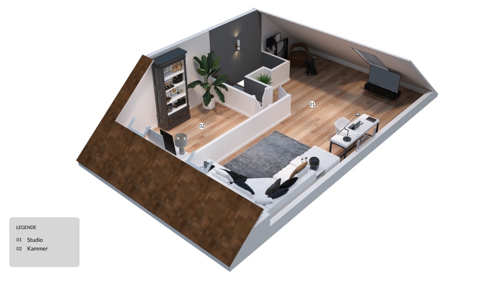 3D Grundriss DG