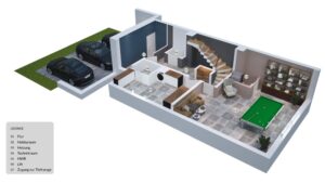 3D Untergeschoss