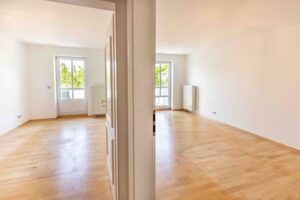 Blick i.d. Schlafräume