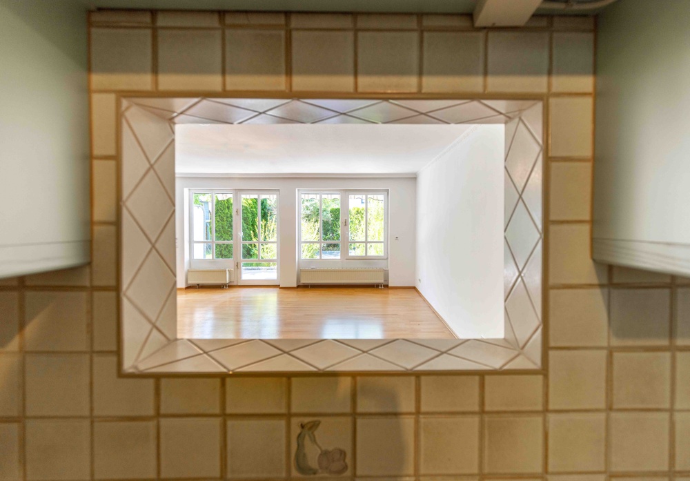 Blick ins Wohnzimmer