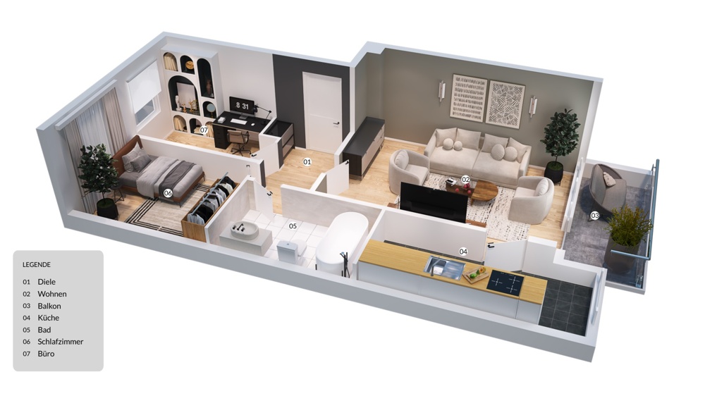 3D Grundriss
