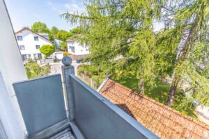 Blick vom Balkon