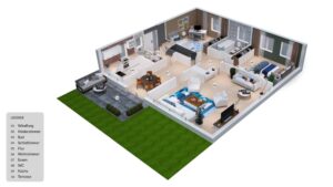 3D Grundriss EG