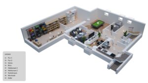 3D Grundriss UG