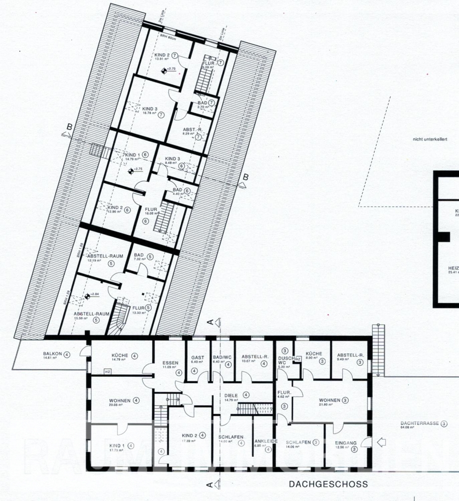 Grundrisse Dachgeschoß