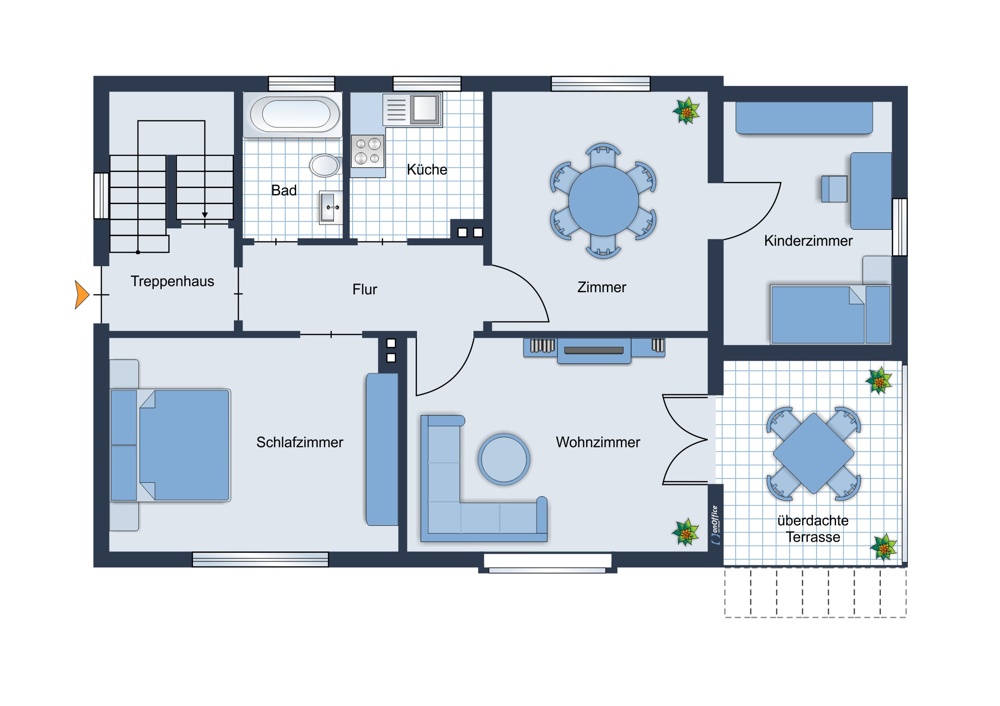 Grundriss Erdgeschoss