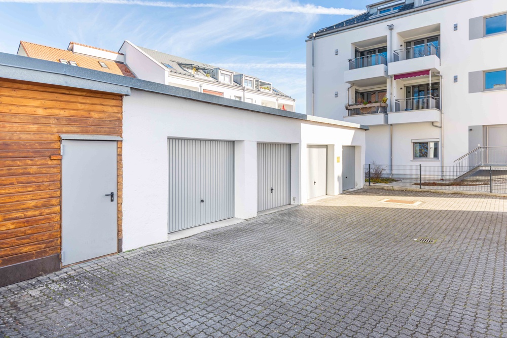 Garagen. Fahrradraum