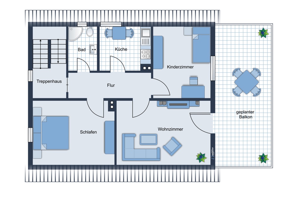Grundriss Dachgeschoss
