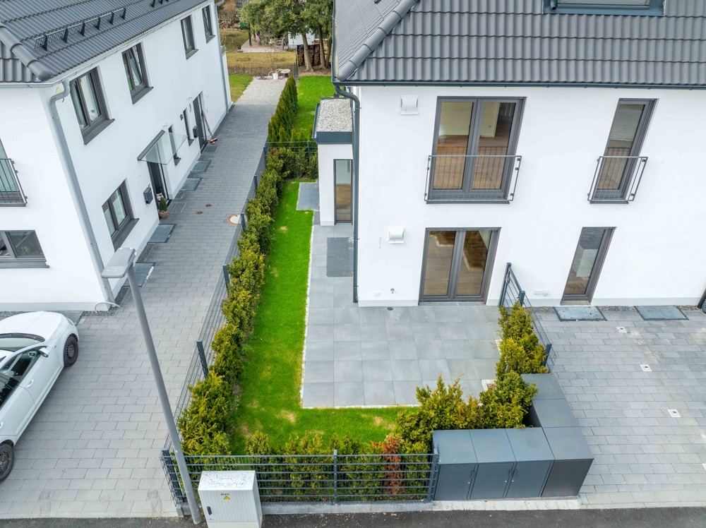 Haus und Terrasse