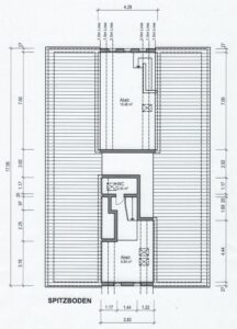 Grundriss Spitzboden