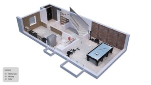 Kellergeschoss 3D