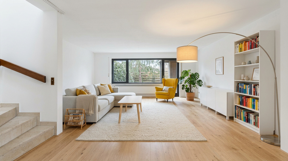 Wohn-/Essbereich Visualisierung