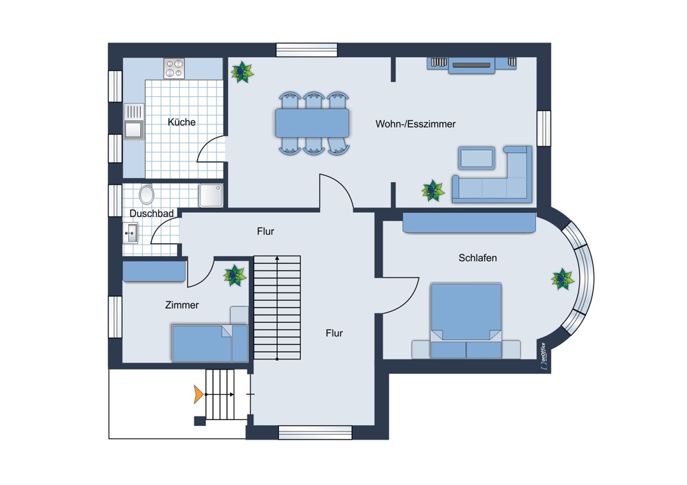 Grundriss Erdgeschoss