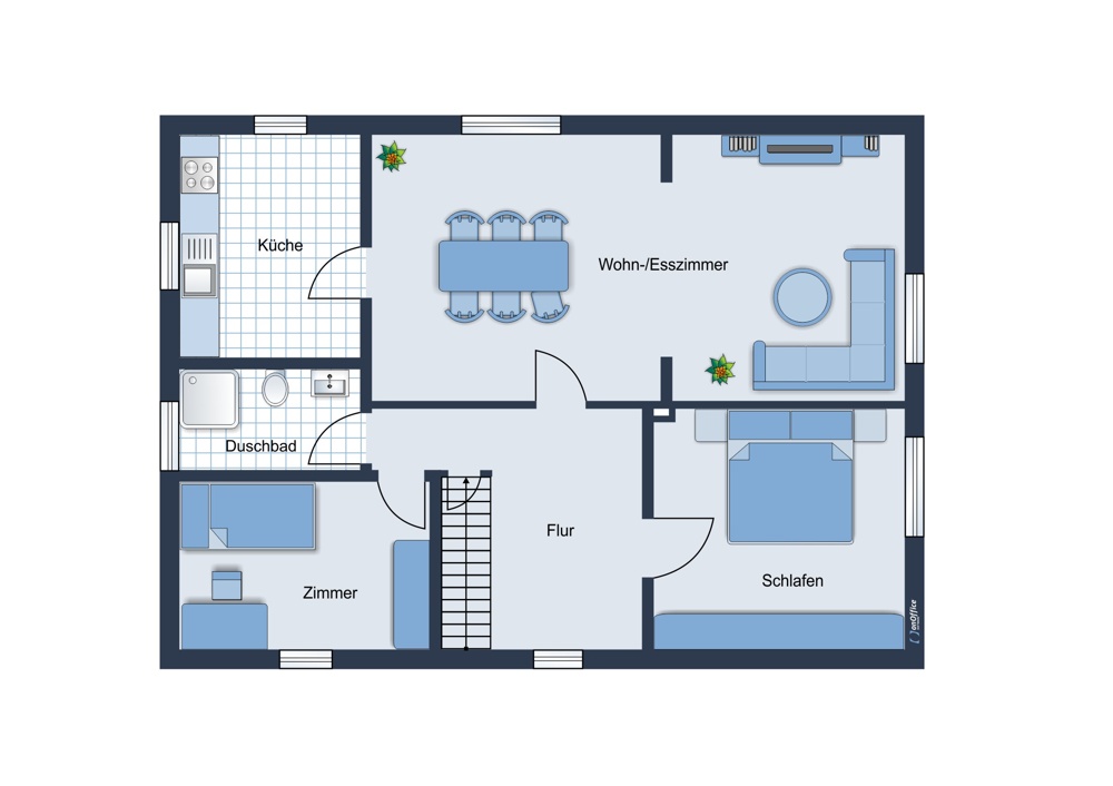 Grundriss Obergeschoss