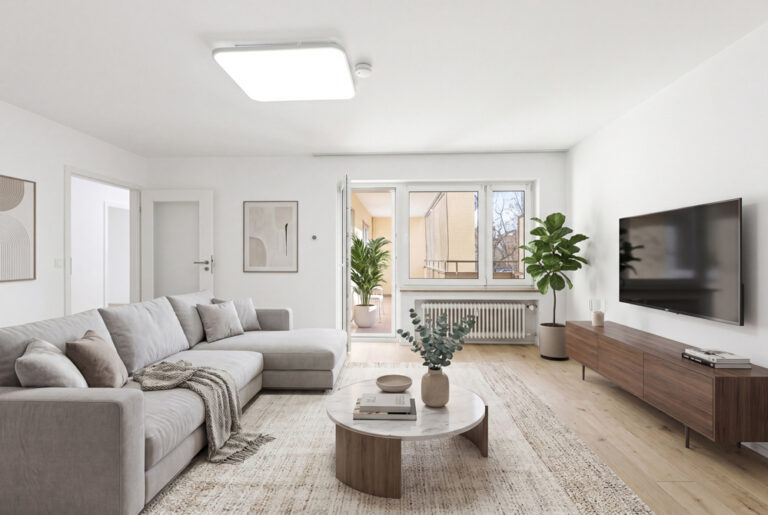 Visualisierung Wohnzimmer