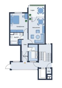 Grundriss Wohnung