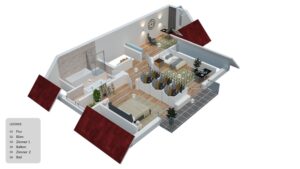 3D Grundriss OG