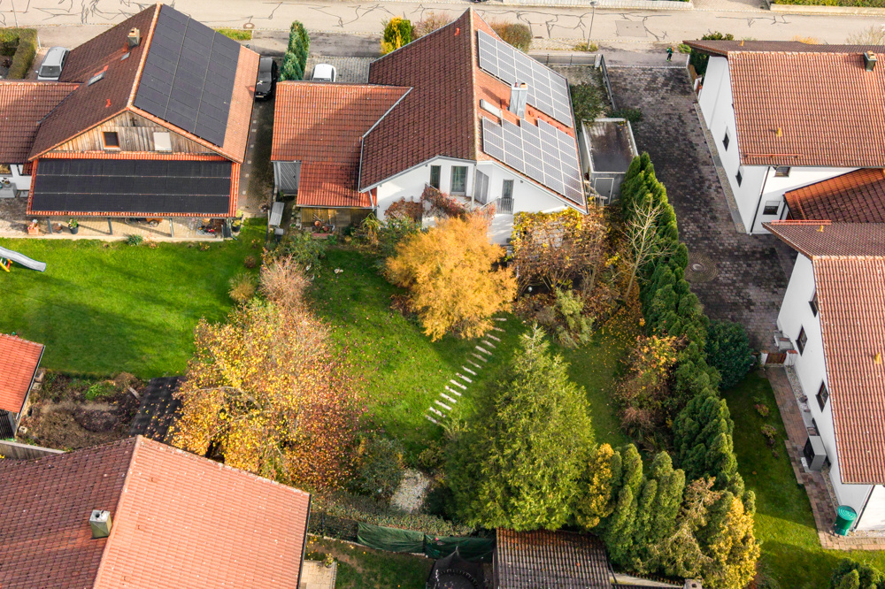 Drohne Westansicht