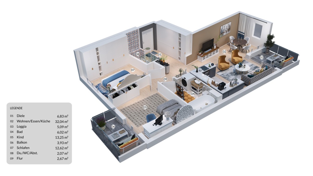 3D Grundriss
