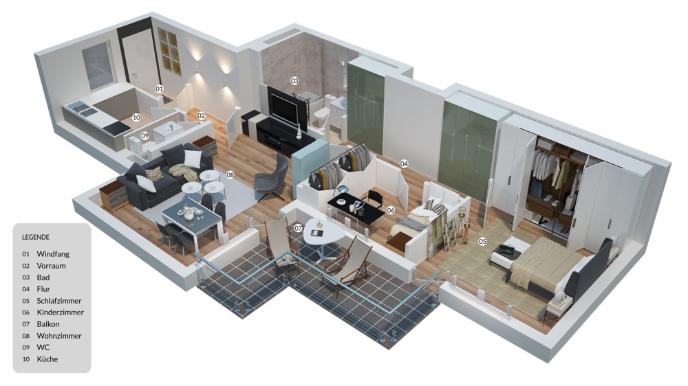 3D Grundriss
