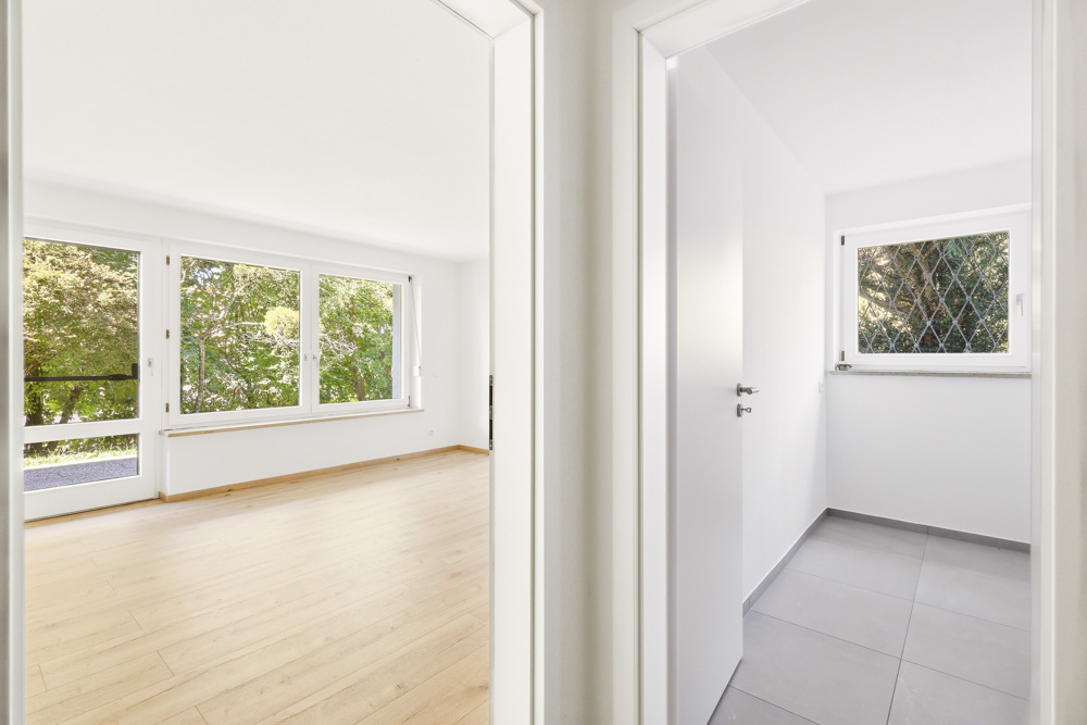 Blick in. Küche