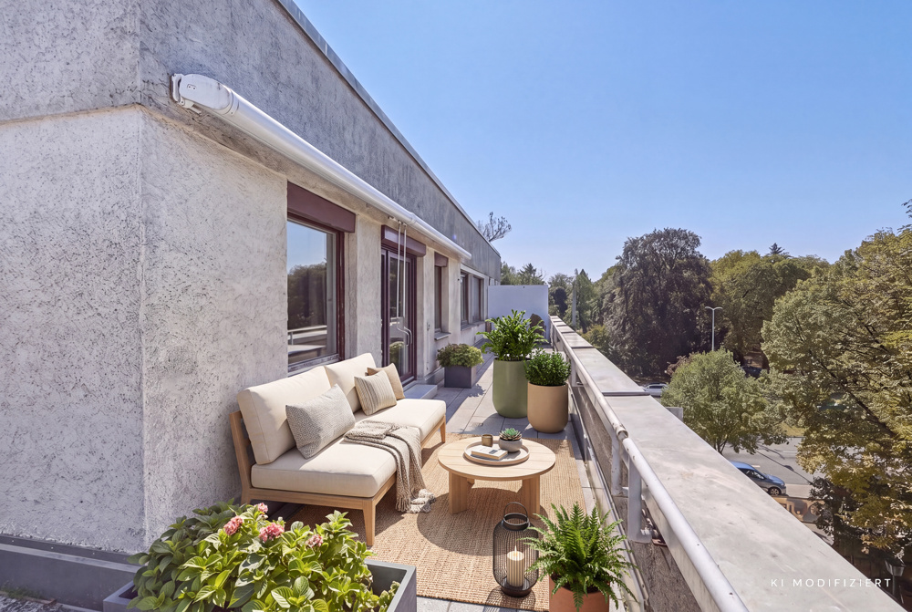 Visualisierung Dachterrasse