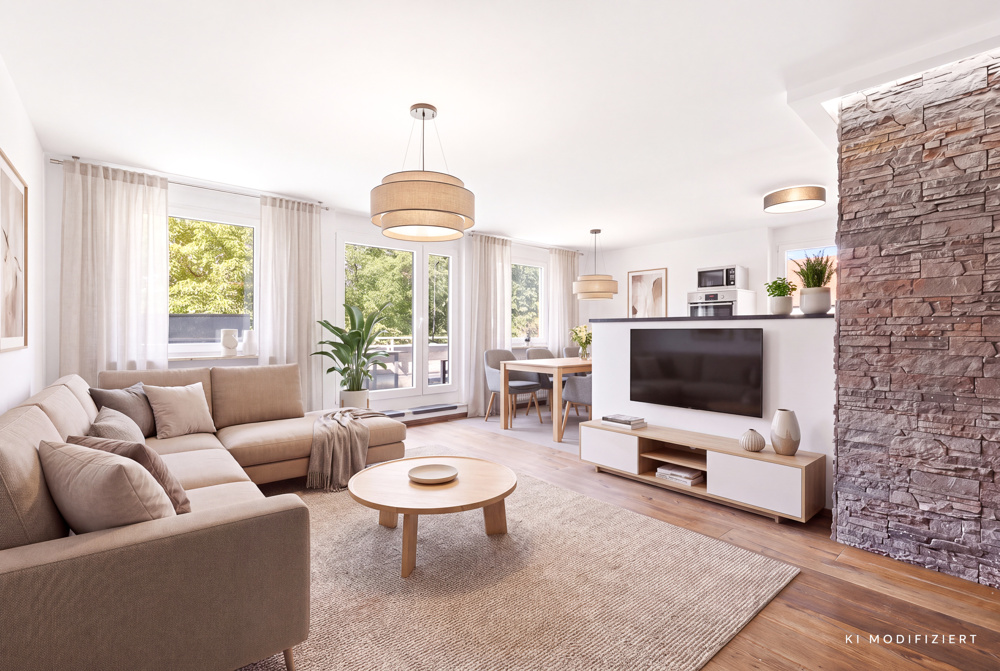 Visualisierung Wohnzimmer
