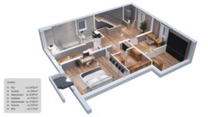 3D Grundriss UG