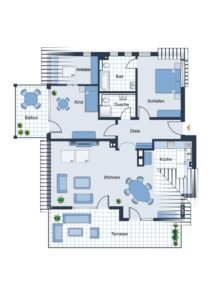 Illustration Wohnung